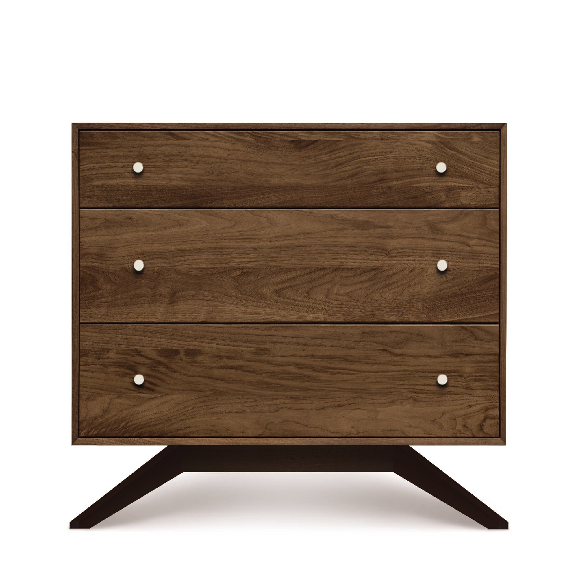 Astrid Walnut 3-Drawer Dresser - Iola Modern Astrid Walnut 3-Drawer Dresser - Iola Modern