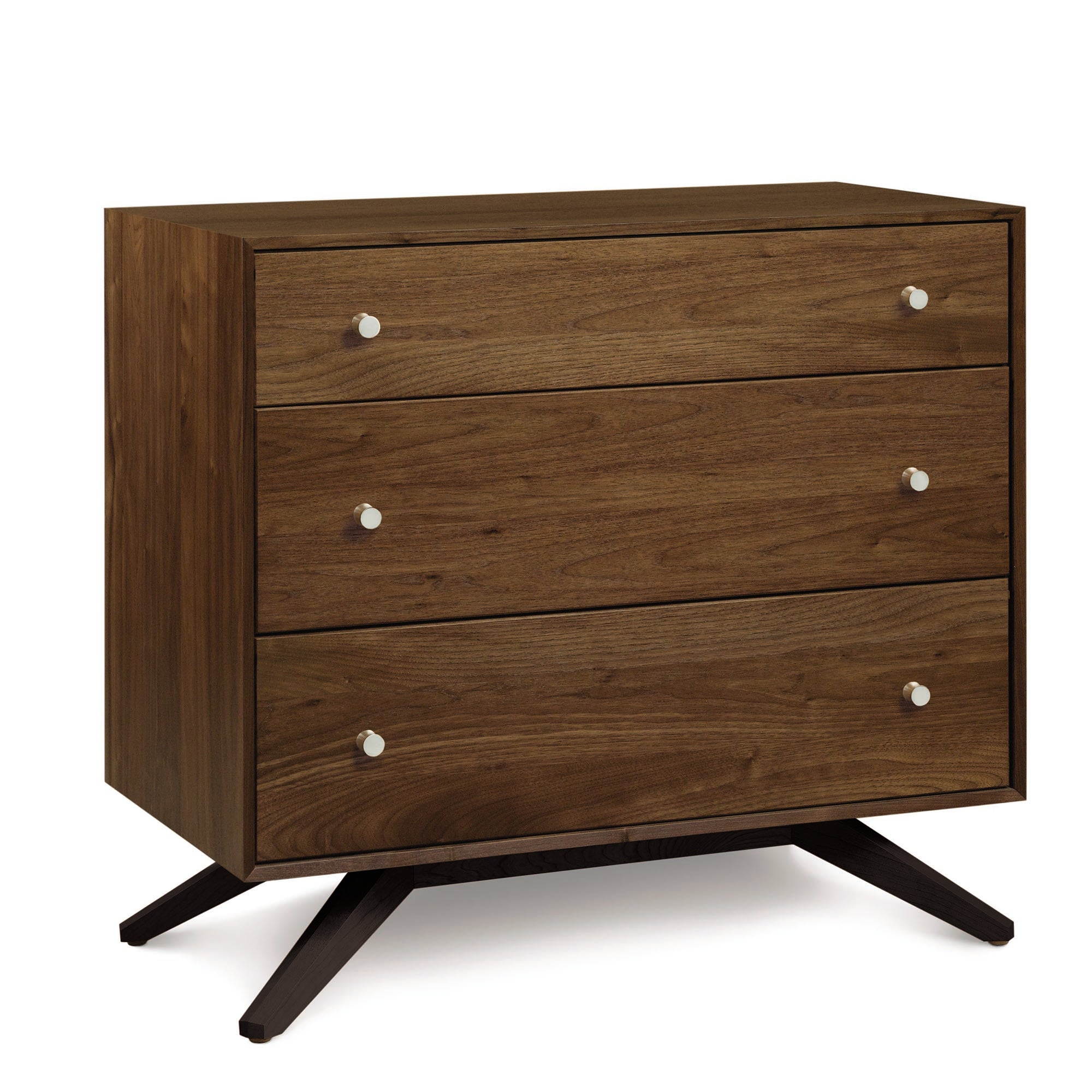 Astrid Walnut 3-Drawer Dresser - Iola Modern Astrid Walnut 3-Drawer Dresser - Iola Modern
