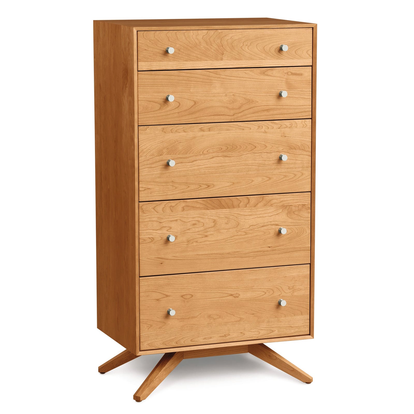 Astrid Cherry 5 Drawer Chest