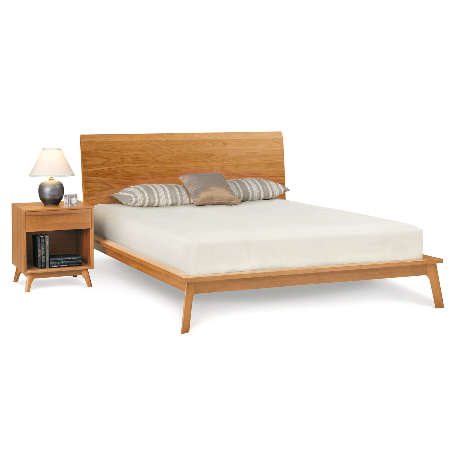 Catalina Cherry Platform Bed