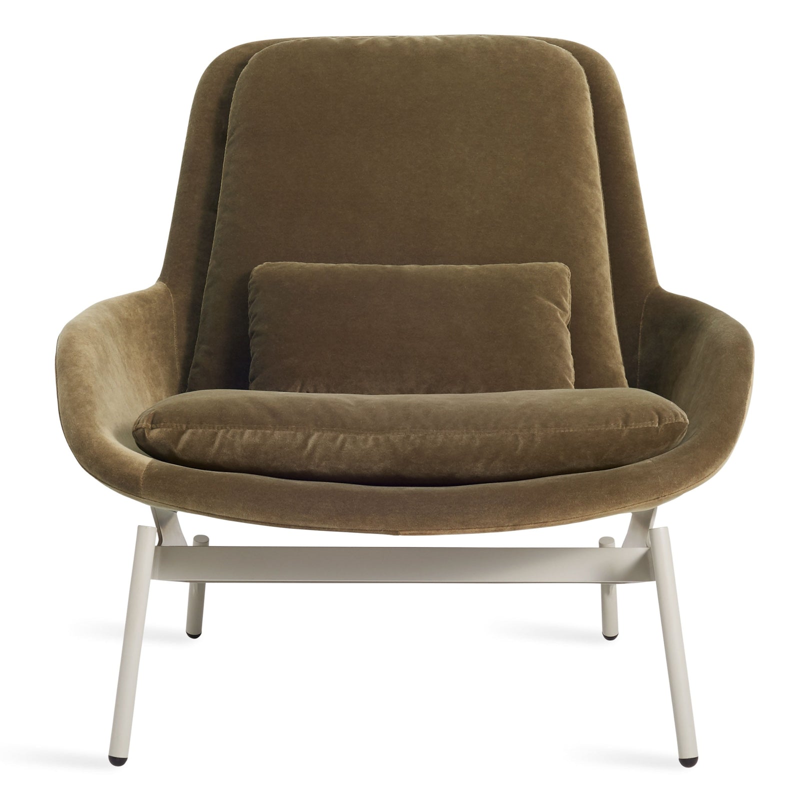 Field Lounge Velvet Chair